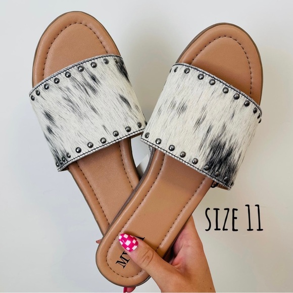 Myra Bag Shoes - Cowhide Sandals - Size 11